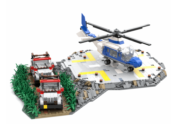 Jouet Jurassic Park Helipad