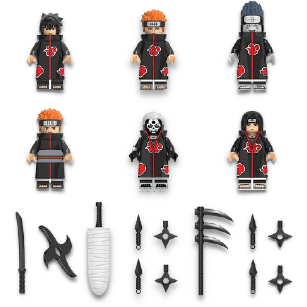 Pack Mini Figurines Akatsuki