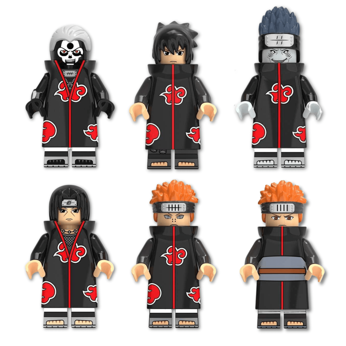 Pack Mini Figurines Akatsuki