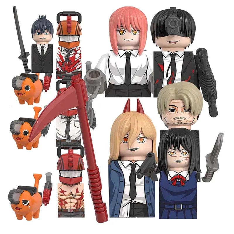 Pack Mini Figurines Chainsaw Man