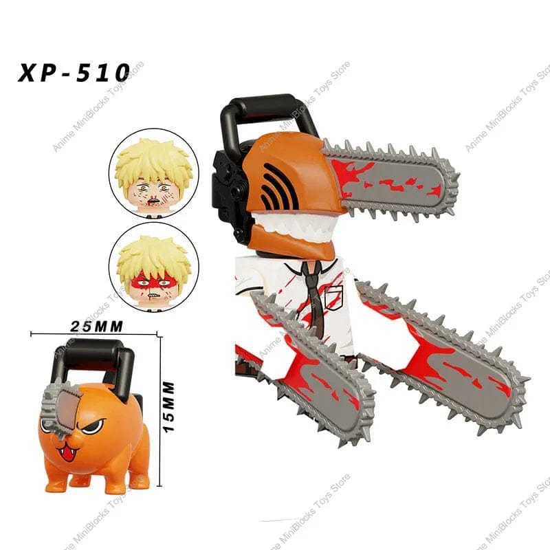 Pack Mini Figurines Chainsaw Man