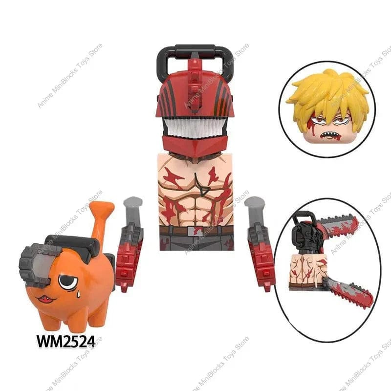 Pack Mini Figurines Chainsaw Man