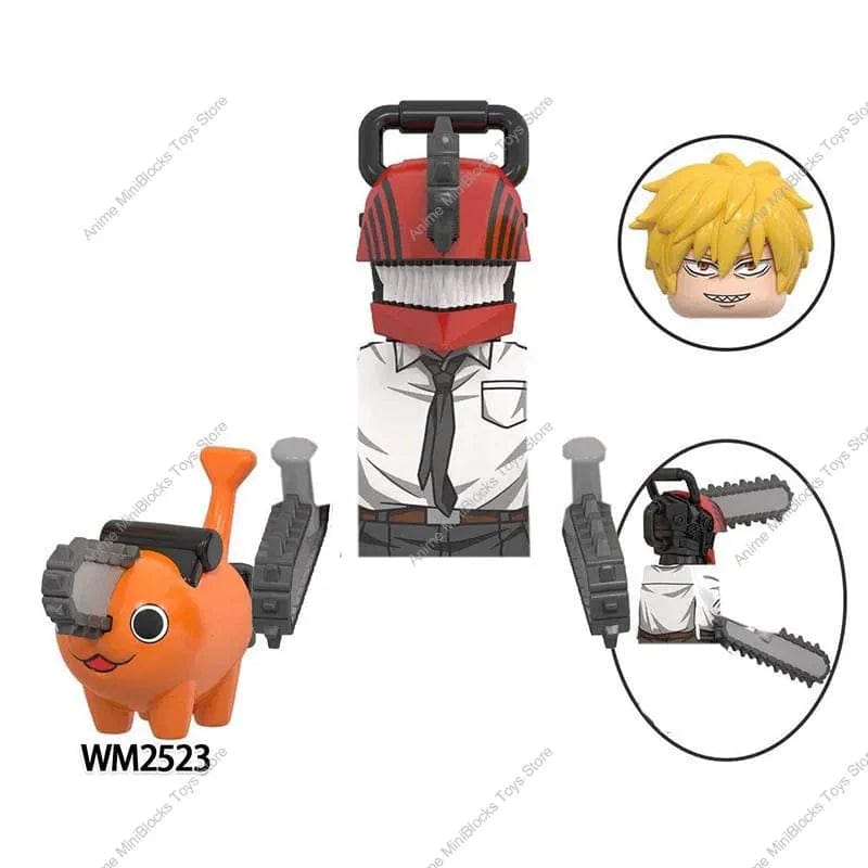 Pack Mini Figurines Chainsaw Man