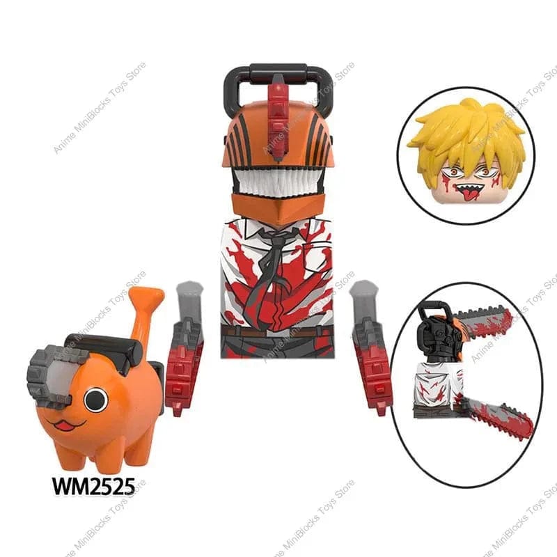 Pack Mini Figurines Chainsaw Man