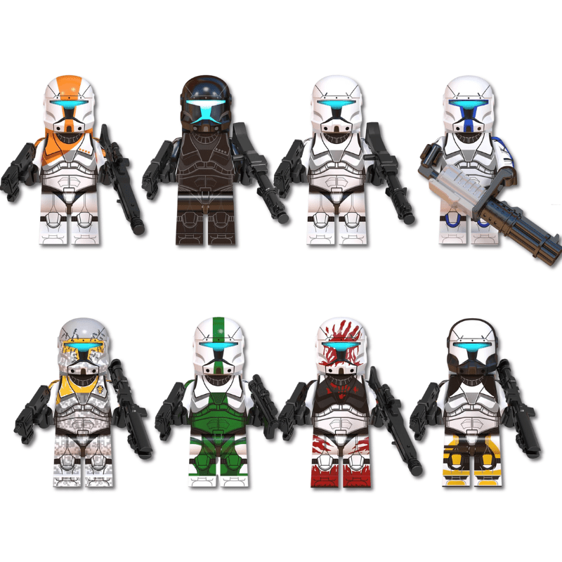 Pack Mini Figurines Clone Commando