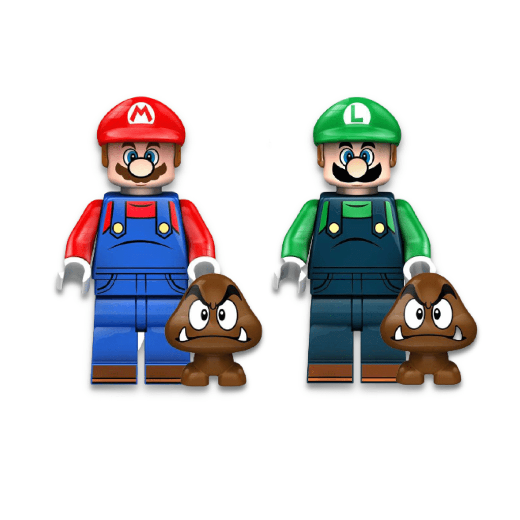 Pack Mini Figurines Mario et Luigi