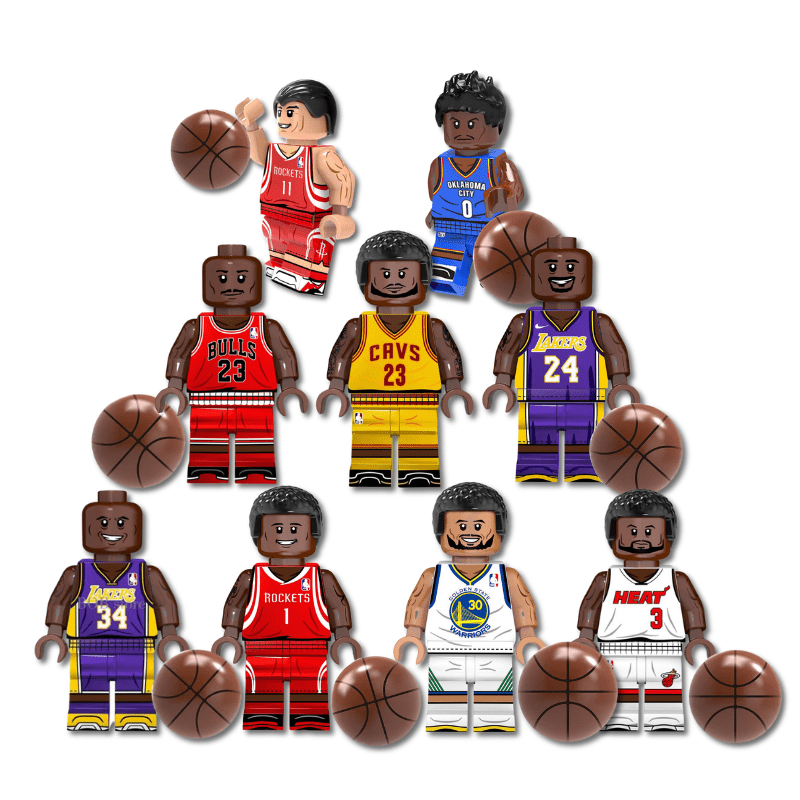 Pack Mini Figurines NBA