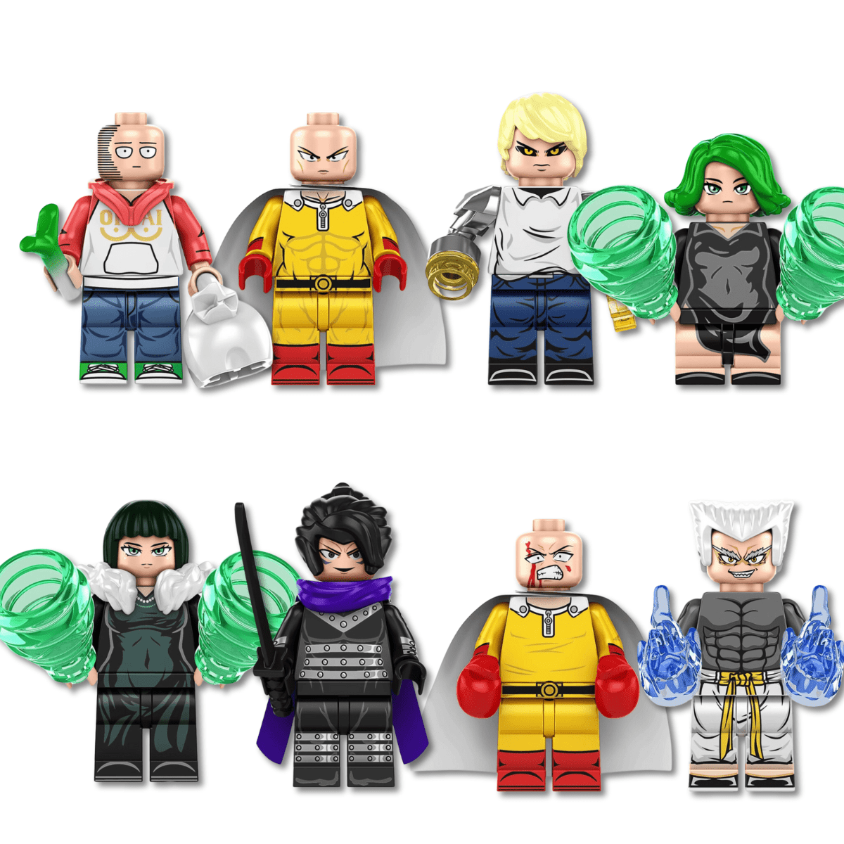 Pack Mini Figurines One Punch Man