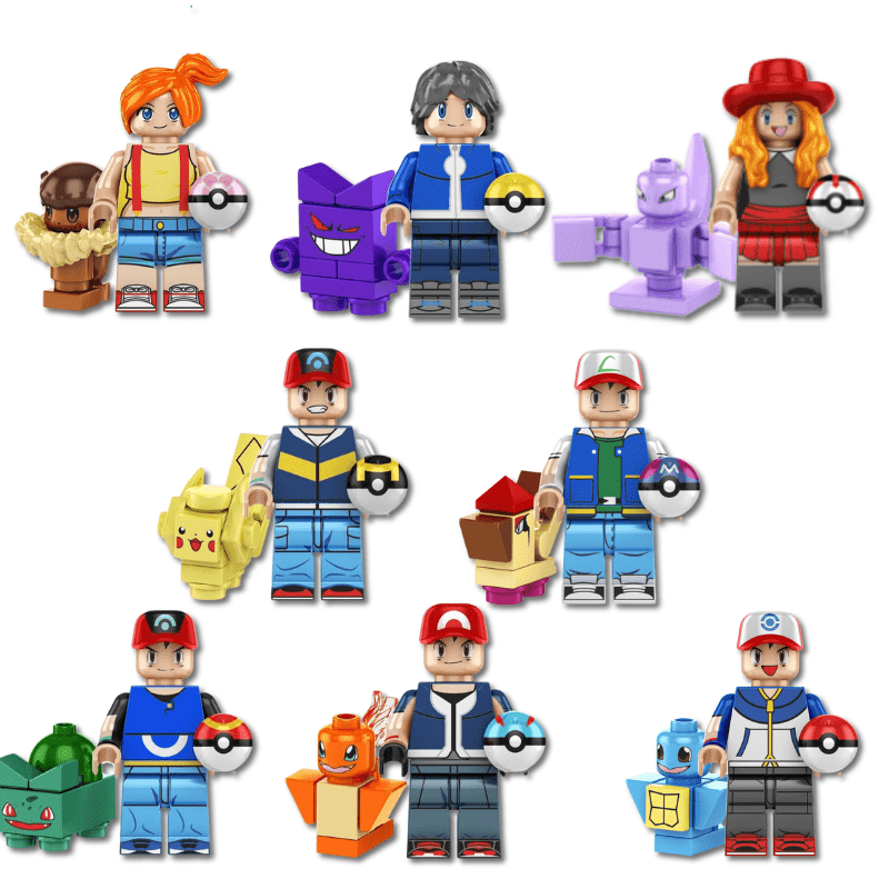 Pack Mini Figurines Pokemon