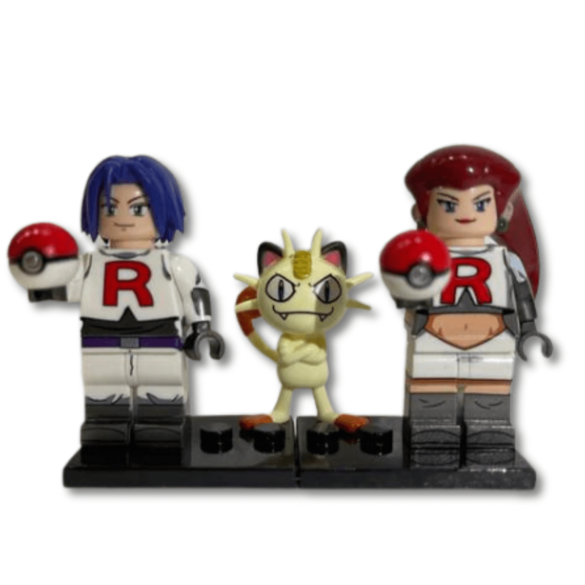 Pack Mini Figurines Team Rocket